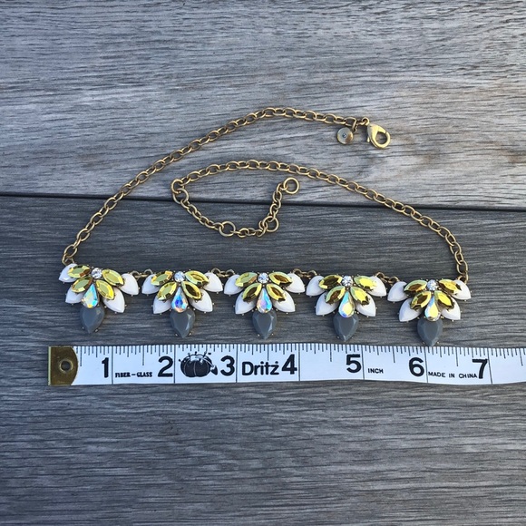 J Crew Statement Rhinestone Neclace - Picture 3 of 6